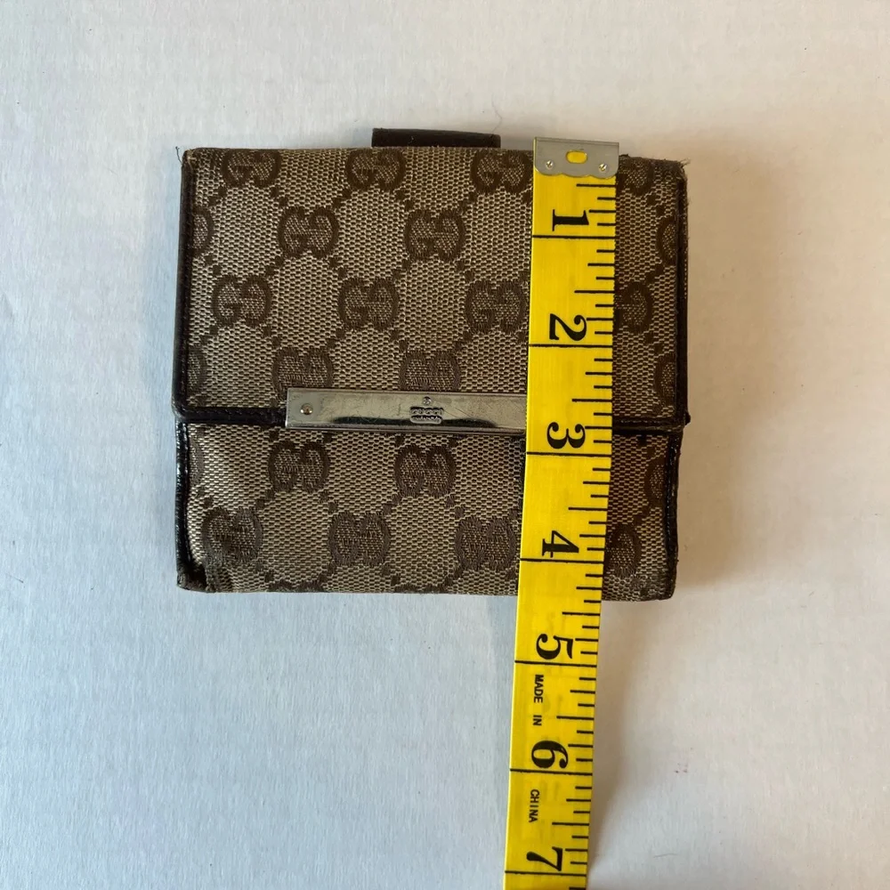 Gucci, canvas and leather, compact bifold wallet - Picture 16 of 16